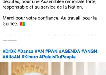 Guinée: rentrée parlementaire et élection de Dansa Kourouma à la tête de l&rsquo;Assemblée nationale